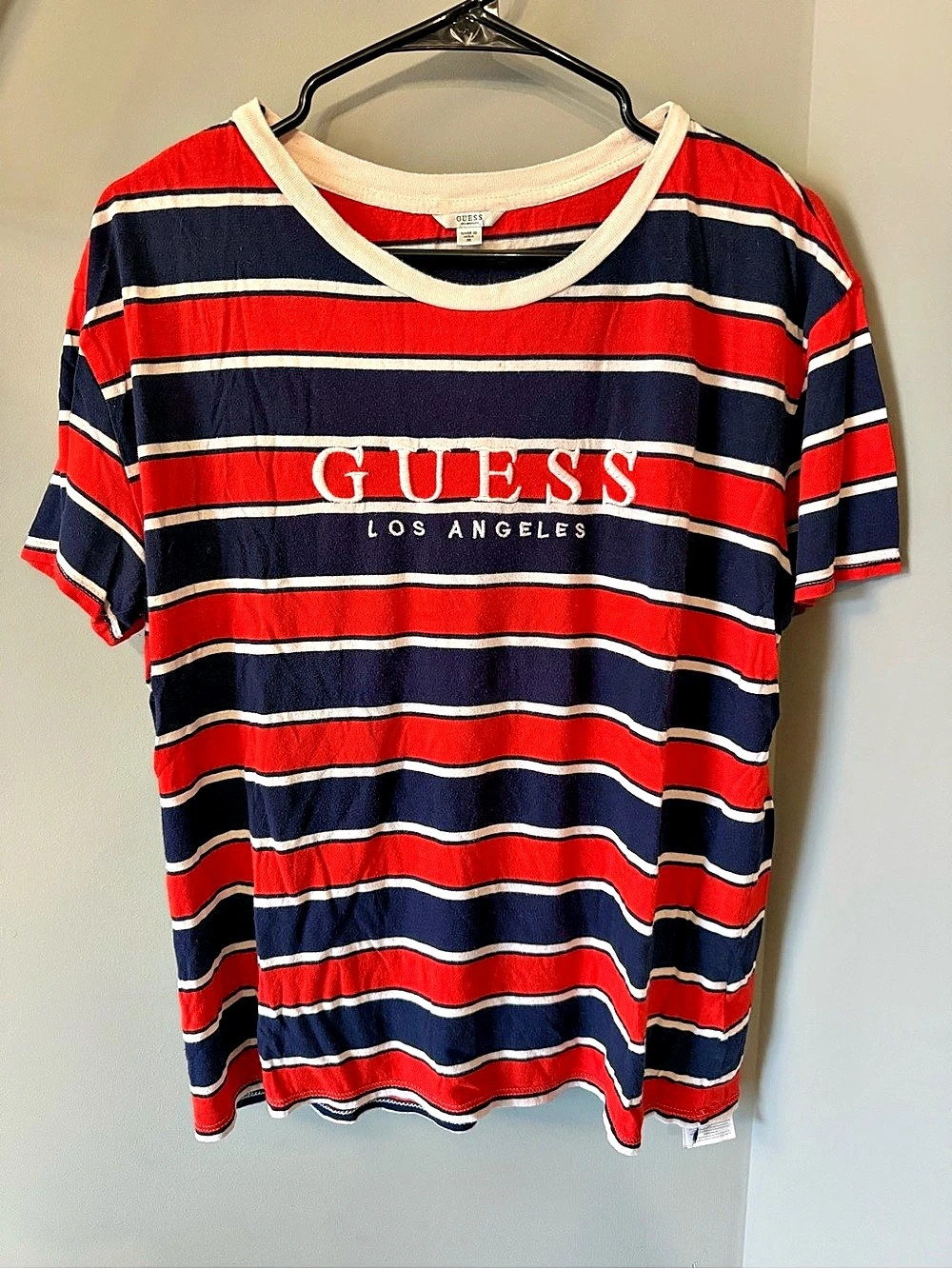 GUESS Los Angeles Striped Tee